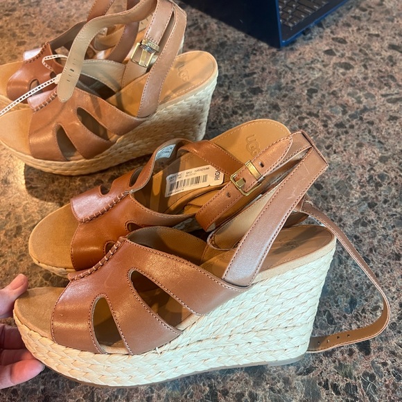 UGG heel sandals strappy SZ 10 NWT - Picture 6 of 11